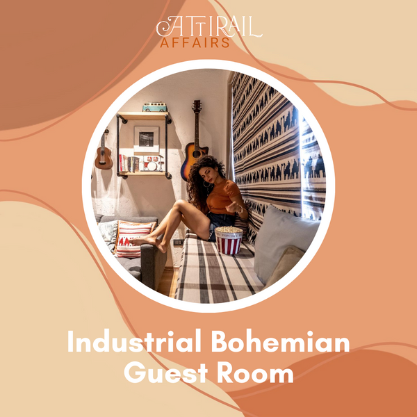 Industrial Bohemian Guest Room
