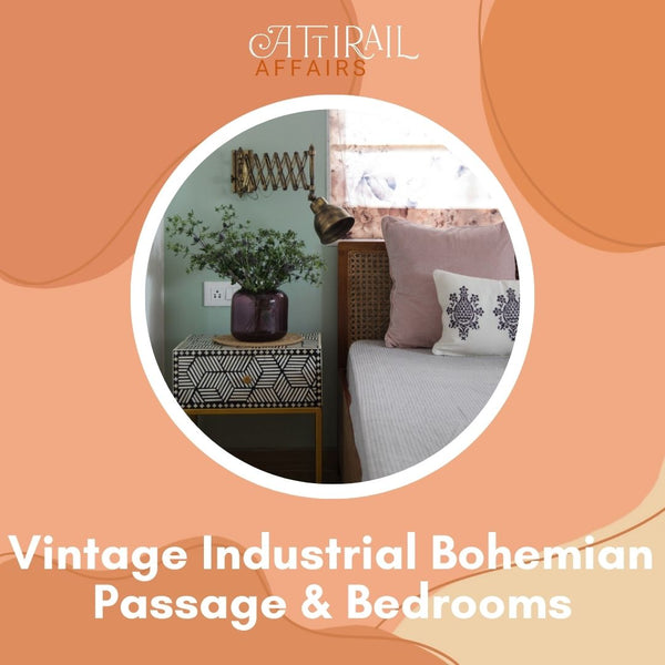 Industrial Vintage Bohemian Passage and Bedrooms