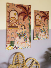 Load image into Gallery viewer, Girl In The Green Boots Tapestry