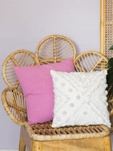 Load image into Gallery viewer, Whimsical Pink  Solid Cushion Cover