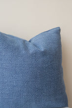 Load image into Gallery viewer, Serene Blue Solid Cushion Cover