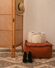 Load image into Gallery viewer, Attirail Bohemian Boho Madeline Floor Pouf White