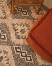 Load image into Gallery viewer, Attirail Bohemian Boho Lulu Earth Floor Pouf Rust