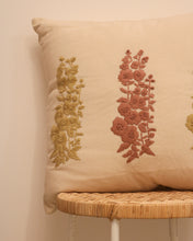 Load image into Gallery viewer, Attirail Bohemian Fleur Embroidered Cushion Flower Floral