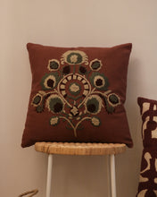 Load image into Gallery viewer, Attirail Bohemian Embroidery Boho Blooms Cushion Wildflower