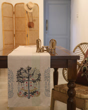 Load image into Gallery viewer, Attirail Bohemian Willow Tree Embroidered Table Runner