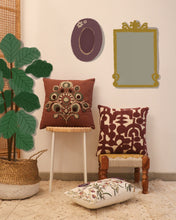 Load image into Gallery viewer, Attirail Bohemian Embroidery Boho Blooms Cushion Wildflower