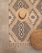 Load image into Gallery viewer, Attirail Bohemian Handloom Valetta Floor Rug Mediterranean
