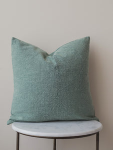 Sage Olive Solid Cushion Cover