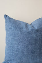Load image into Gallery viewer, Serene Blue Solid Cushion Cover
