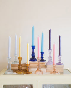 Lilac Sky Candle Stand Set