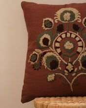 Load image into Gallery viewer, Attirail Bohemian Embroidery Boho Blooms Cushion Wildflower
